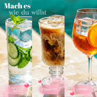 Patentierte Eiskugelform & Eiswürfelform Rosa – XXL Eiswürfel (5 cm) & Kugeln (4,5 cm) aus Platinsilikon – Einfaches Herausdrücken & leichtes Lösen – Für Cocktails, Longdrinks & Getränke – BPA-frei & spülmaschinengeeignet