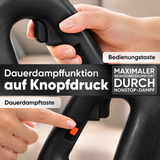 Dampfreiniger 2 in 1 – Als Handdampfreiniger oder mit Dampfmopp – Für Küche, Bad, Böden, Fenster, Auto & Polster – Entfernt Fett, Kalk & Schmutz – Hygienisch & ohne Chemie – Teppich & Fugenreiniger
