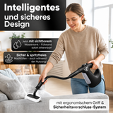 Dampfreiniger 2 in 1 – Als Handdampfreiniger oder mit Dampfmopp – Für Küche, Bad, Böden, Fenster, Auto & Polster – Entfernt Fett, Kalk & Schmutz – Hygienisch & ohne Chemie – Teppich & Fugenreiniger