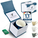 Teetasse mit integriertem Beutelhalter