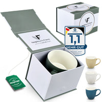 Teetasse mit integriertem Beutelhalter