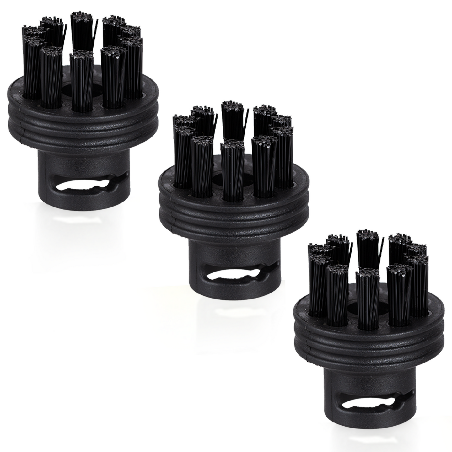 Nylon-Rundbürsten (3er-Set) für den 2-in-1 Dampfreiniger
