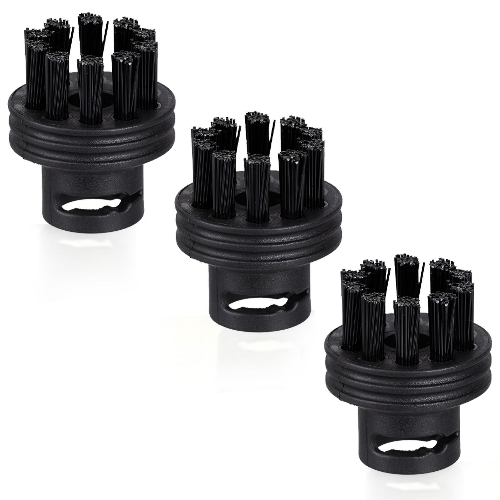 Nylon-Rundbürsten (3er-Set) für den 2-in-1 Dampfreiniger