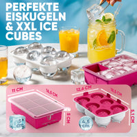 Patentierte Eiskugelform XXL – Softbase – Sets & Mehrfachpacks