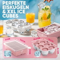 Patentierte Eiskugelform XXL – Softbase – Sets & Mehrfachpacks