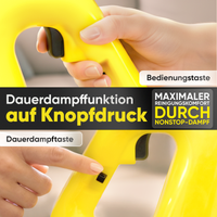Dampfreiniger 2 in 1 mit Mop-Funktion