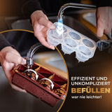 Patentierte Eiskugelform & Eiswürfelform Braun – XXL Eiswürfel (5 cm) & Kugeln (4,5 cm) aus Platinsilikon – Einfaches Herausdrücken & leichtes Lösen – Für Cocktails, Longdrinks & Getränke – BPA-frei & spülmaschinengeeignet Image