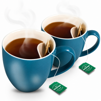 Teetasse mit integrierter Beutelablage – Patentiertes Design aus Keramik (325 ml) – Praktisch, stilvoll & perfekt für deinen Tee-Moment