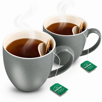 Teetasse mit integrierter Beutelablage – Patentiertes Design aus Keramik (325 ml) – Praktisch, stilvoll & perfekt für deinen Tee-Moment