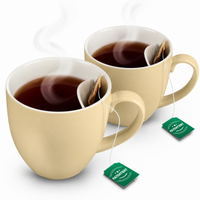 Teetasse mit integrierter Beutelablage – Patentiertes Design aus Keramik (325 ml) – Praktisch, stilvoll & perfekt für deinen Tee-Moment