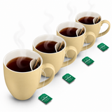Teetasse mit integrierter Beutelablage – Patentiertes Design aus Keramik (325 ml) – Praktisch, stilvoll & perfekt für deinen Tee-Moment