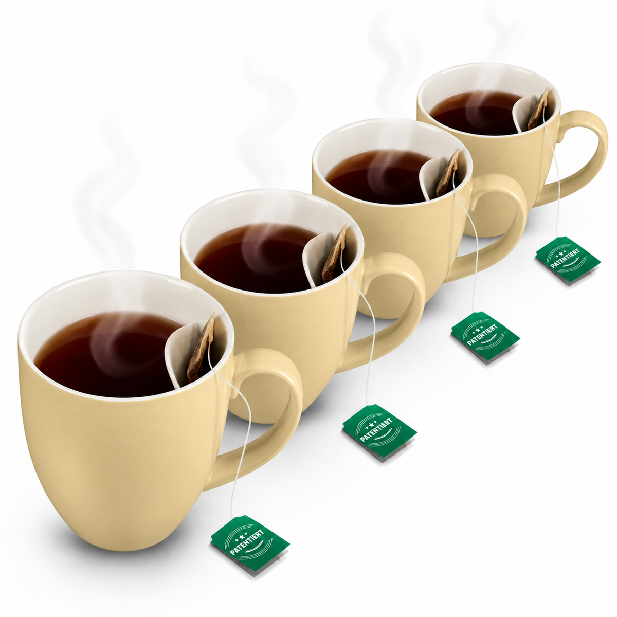 Teetasse mit integrierter Beutelablage – Patentiertes Design aus Keramik (325 ml) – Praktisch, stilvoll & perfekt für deinen Tee-Moment