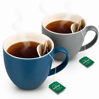 Teetasse mit integrierter Beutelablage – Patentiertes Design aus Keramik (325 ml) – Praktisch, stilvoll & perfekt für deinen Tee-Moment