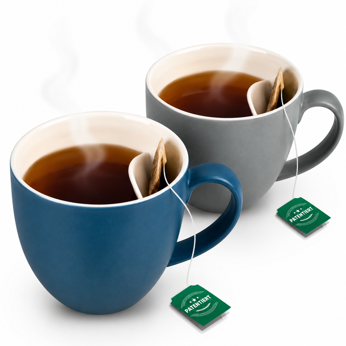Teetasse mit integrierter Beutelablage – Patentiertes Design aus Keramik (325 ml) – Praktisch, stilvoll & perfekt für deinen Tee-Moment