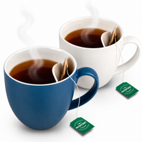 Teetasse mit integrierter Beutelablage – Patentiertes Design aus Keramik (325 ml) – Praktisch, stilvoll & perfekt für deinen Tee-Moment