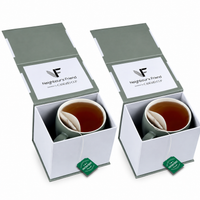 Teetasse mit integrierter Beutelablage – Patentiertes Design aus Keramik (325 ml) – Praktisch, stilvoll & perfekt für deinen Tee-Moment