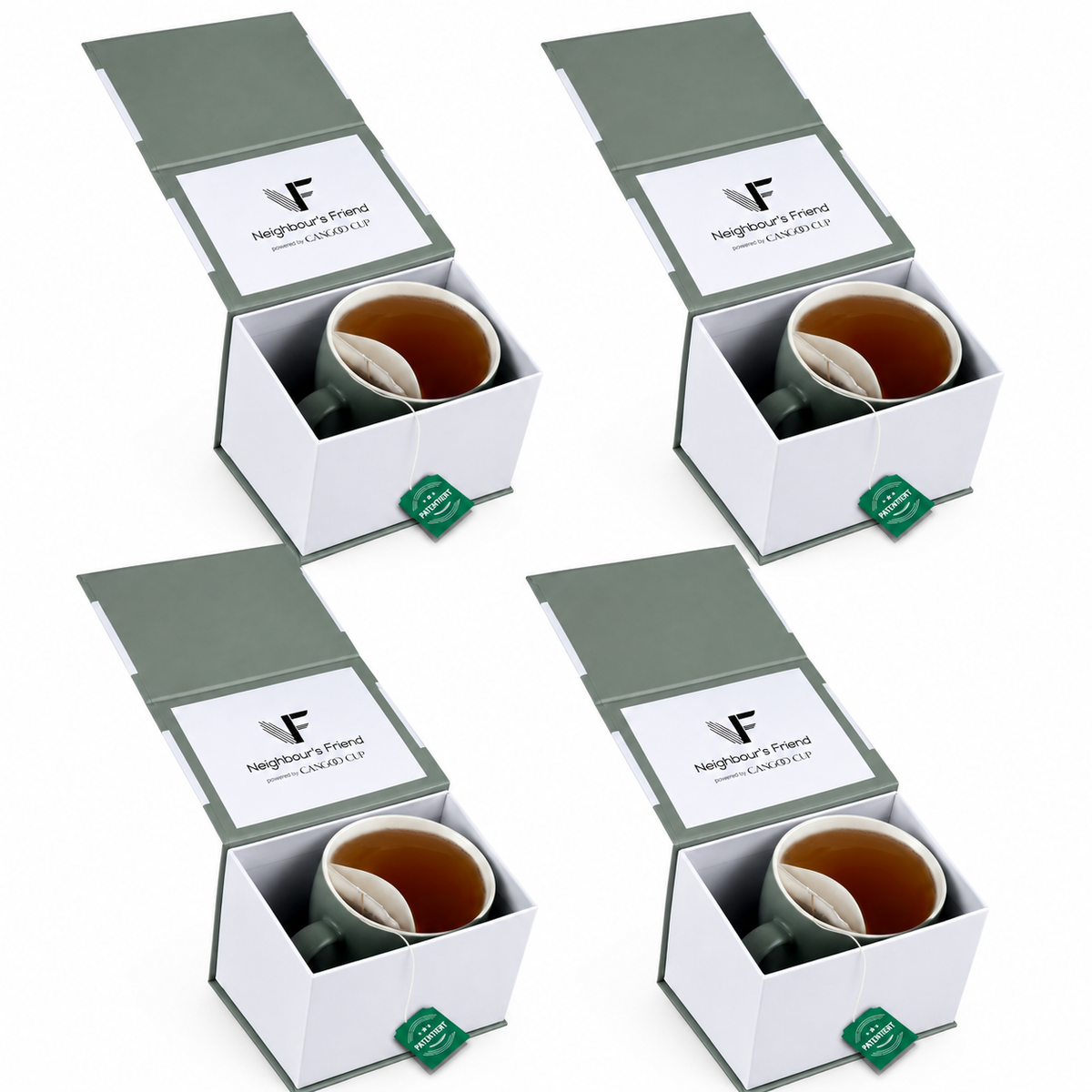 Teetasse mit integrierter Beutelablage – Patentiertes Design aus Keramik (325 ml) – Praktisch, stilvoll & perfekt für deinen Tee-Moment