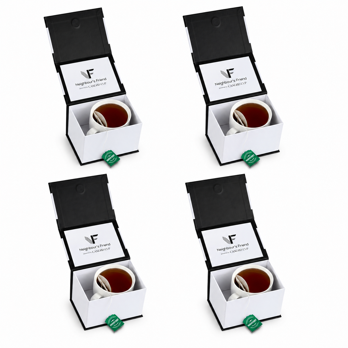 Teetasse mit integrierter Beutelablage – Patentiertes Design aus Keramik (325 ml) – Praktisch, stilvoll & perfekt für deinen Tee-Moment