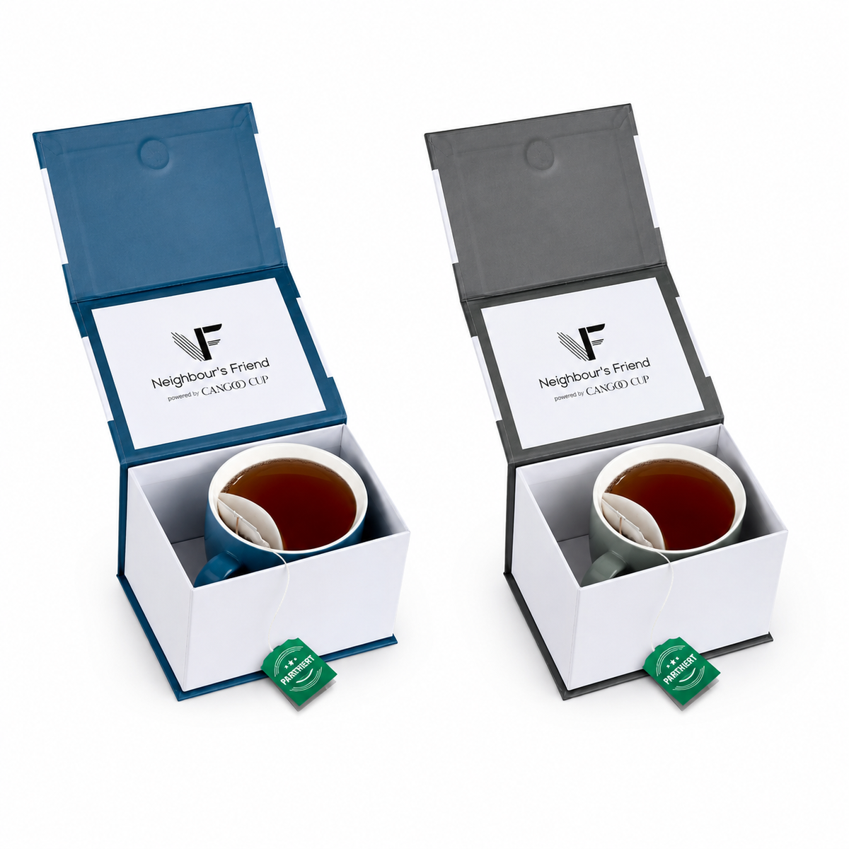 Teetasse mit integrierter Beutelablage – Patentiertes Design aus Keramik (325 ml) – Praktisch, stilvoll & perfekt für deinen Tee-Moment