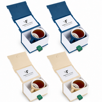 Teetasse mit integrierter Beutelablage – Patentiertes Design aus Keramik (325 ml) – Praktisch, stilvoll & perfekt für deinen Tee-Moment
