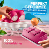 Patentierte Eiskugelform XXL – Softbase – Sets & Mehrfachpacks