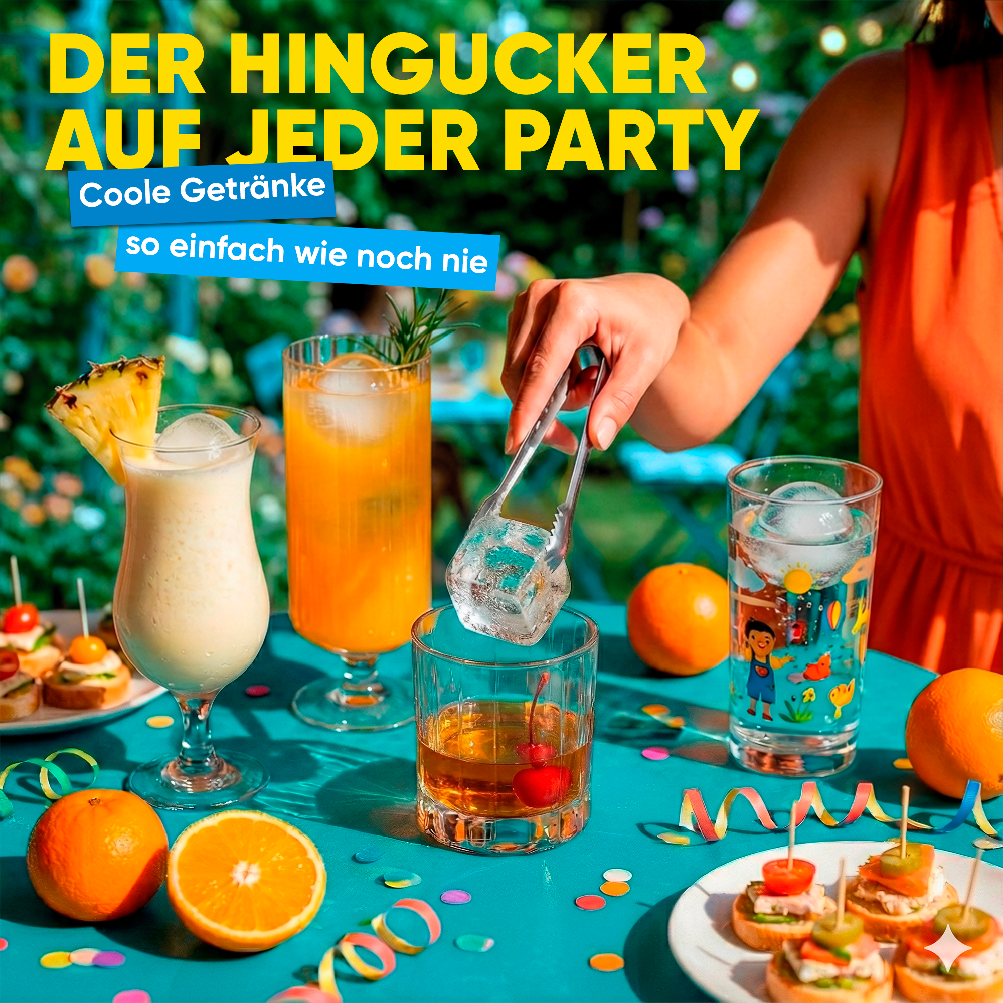 Patentierte Eiskugelform XXL Schwarz – Große runde Eiswürfel (4,5 cm) – Softboden für leichtes Lösen ohne Brechen – Für Getränke, Cocktails & Softdrinks – BPA-frei & auslaufsicher - Galerie Schwarz 6