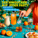Patentierte Eiskugelform XXL 2er Set – Große runde Eiswürfel (4,5 cm) – Softboden für leichtes Lösen ohne Brechen – Für Getränke, Cocktails & Softdrinks – BPA-frei & auslaufsicher