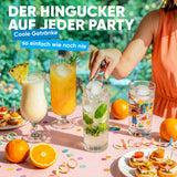 Patentierte Eiskugelform XXL Pink – Große runde Eiswürfel (4,5 cm) – Softboden für leichtes Lösen ohne Brechen – Für Getränke, Cocktails & Softdrinks – BPA-frei & auslaufsicher