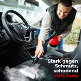 Handdampfreiniger kraftvoll – Entfernt Fett, Kalk & Bakterien – Für Küche, Bad, Fenster, Fugen, Sofa & Auto – Präzise Reinigung ohne Chemie