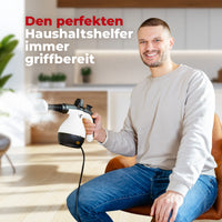 Handdampfreiniger kraftvoll – Entfernt Fett, Kalk & Bakterien – Für Küche, Bad, Fenster, Fugen, Sofa & Auto – Präzise Reinigung ohne Chemie