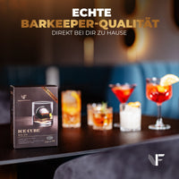 XXL Eiskugelform & Eiswürfelform aus Platinsilikon - Classic | 1er- & 2er-Sets