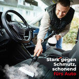 Handdampfreiniger kraftvoll – Entfernt Fett, Kalk & Bakterien – Für Küche, Bad, Fenster, Fugen, Sofa & Auto – Präzise Reinigung ohne Chemie