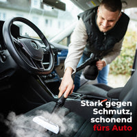 Handdampfreiniger kraftvoll – Entfernt Fett, Kalk & Bakterien – Für Küche, Bad, Fenster, Fugen, Sofa & Auto – Präzise Reinigung ohne Chemie