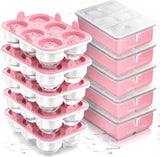 Patentierte Eiskugelform XXL – Große runde Eiswürfel (4,5 cm) – Softboden für leichtes Lösen ohne Brechen – Für Getränke, Cocktails & Softdrinks – BPA-frei & auslaufsicher