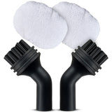 Zubehörset – 2x Mikrofaserbezug & 2x Nylon-Rundbürste