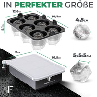 Eiswürfel- und Eiskugelform