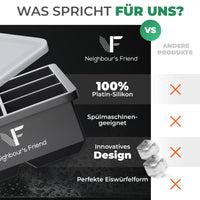 Eiswürfel- und Eiskugelform