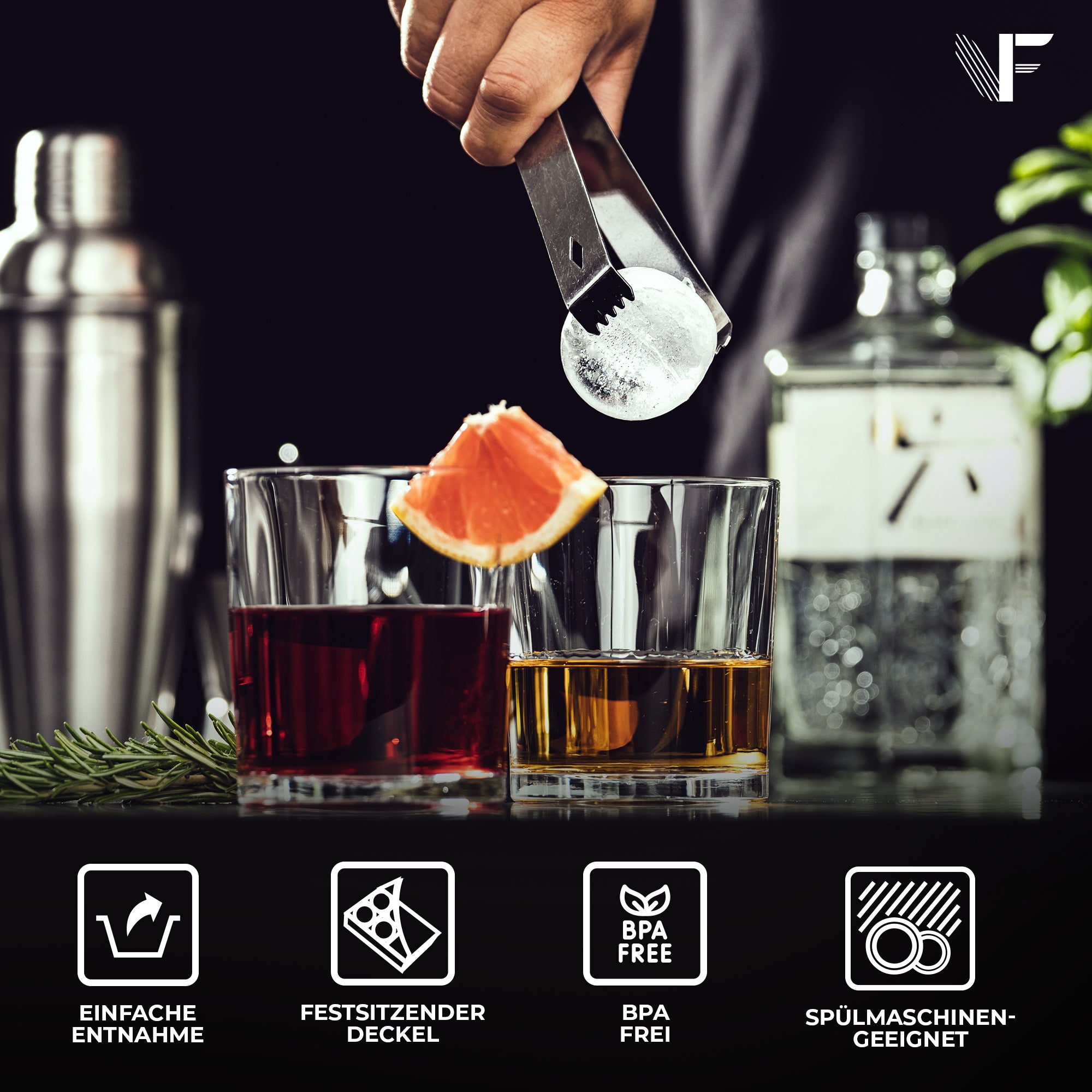 #stil_1 X Eiskugelform 1 X Eiswürfelform