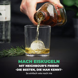 XXL Eiskugelform & Eiswürfelform aus Platinsilikon - Classic | 1er- & 2er-Sets