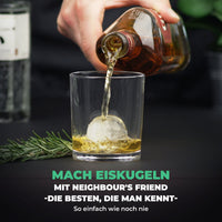 XXL Eiskugelform & Eiswürfelform aus Platinsilikon - Classic | 1er- & 2er-Sets