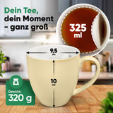 Teetasse mit integriertem Beutelhalter