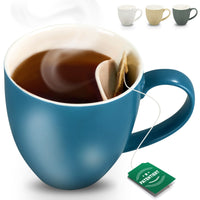 Teetasse mit integriertem Beutelhalter
