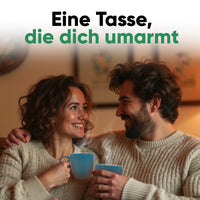 Teetasse mit integriertem Beutelhalter
