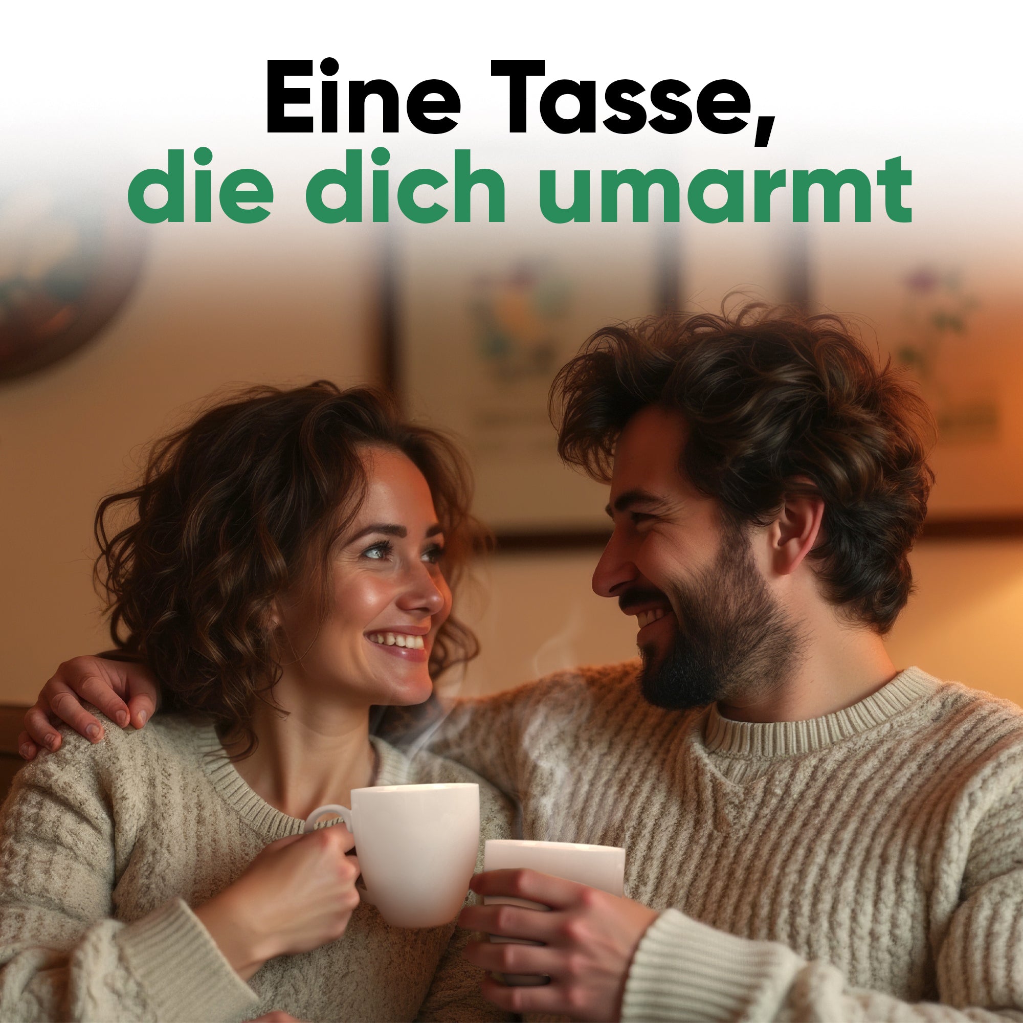 Teetasse mit integriertem Beutelhalter