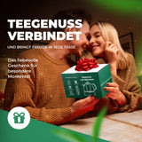 Teekanne aus Glas mit Siebeinsatz