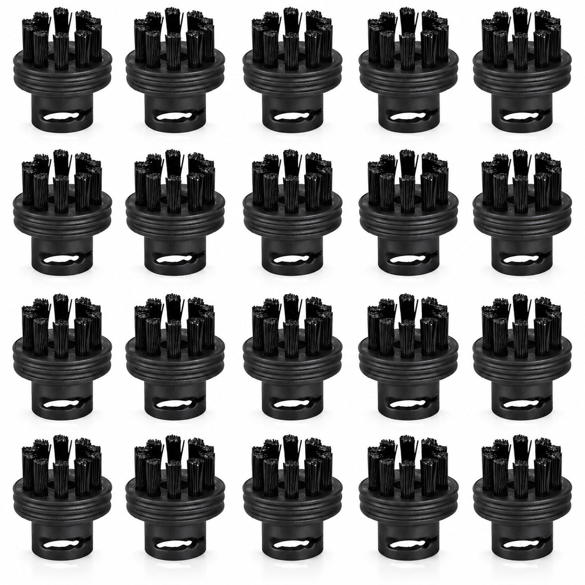 Nylon-Rundbürsten Set für den 2-in-1 Dampfreiniger