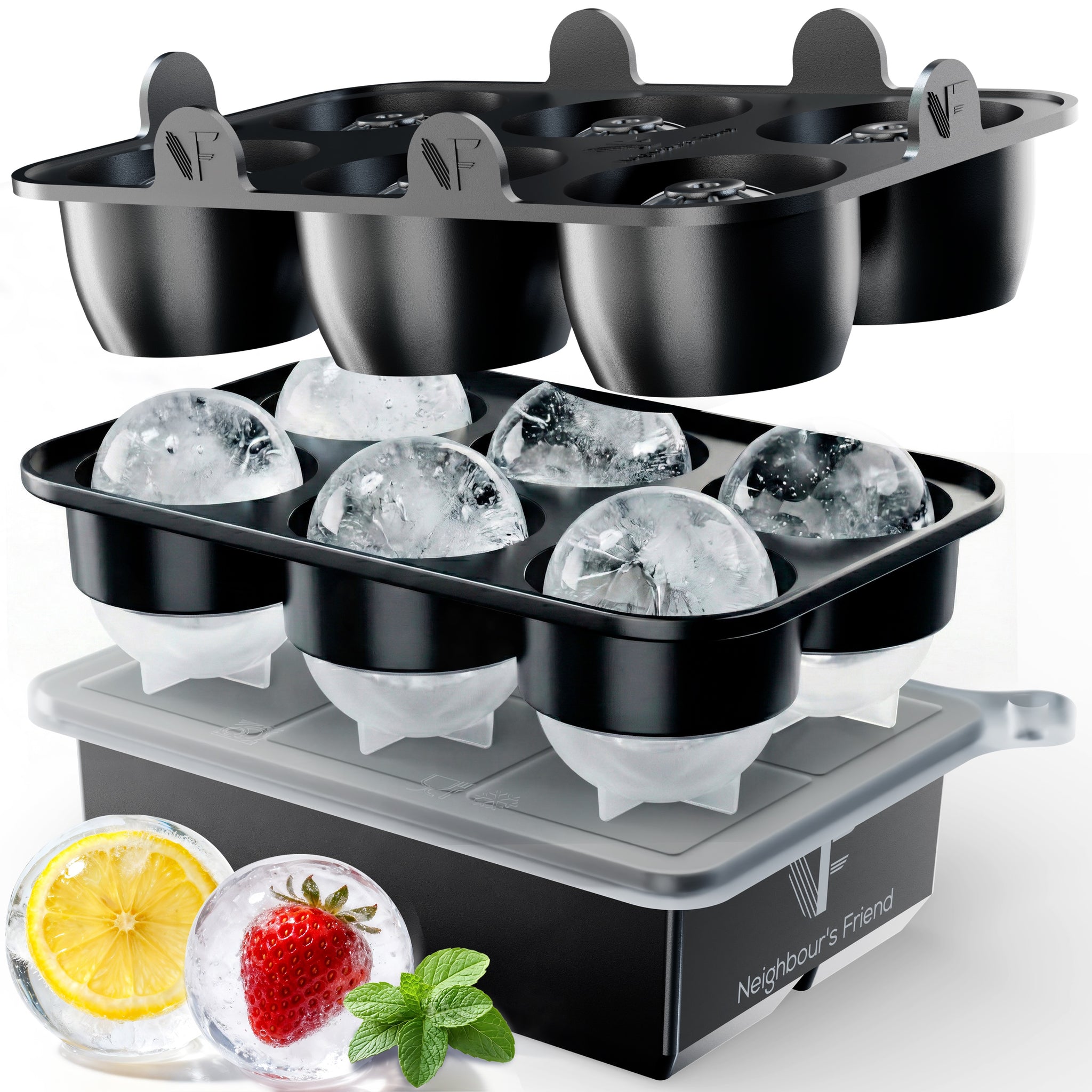 Eiswürfel- und Eiskugelform Softbase